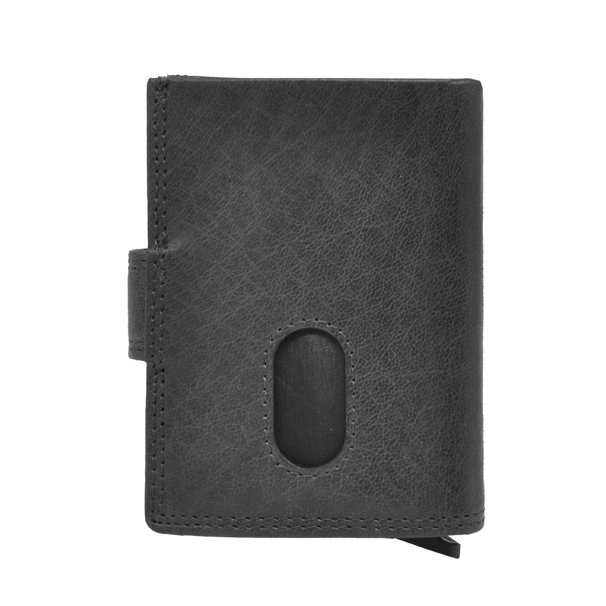 Porta Cartões Box  Pele Genuína DAKAR WILD DKB13011R em Preto 2