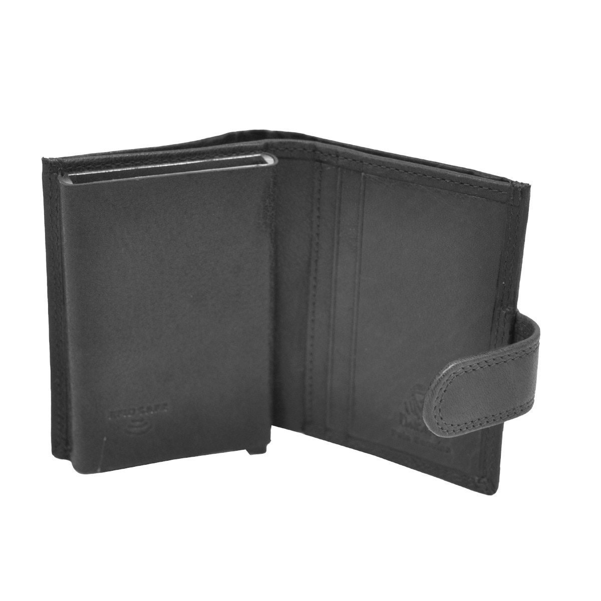 Porta Cartões Box  Pele Genuína DAKAR WILD DKB13011R em Preto 3