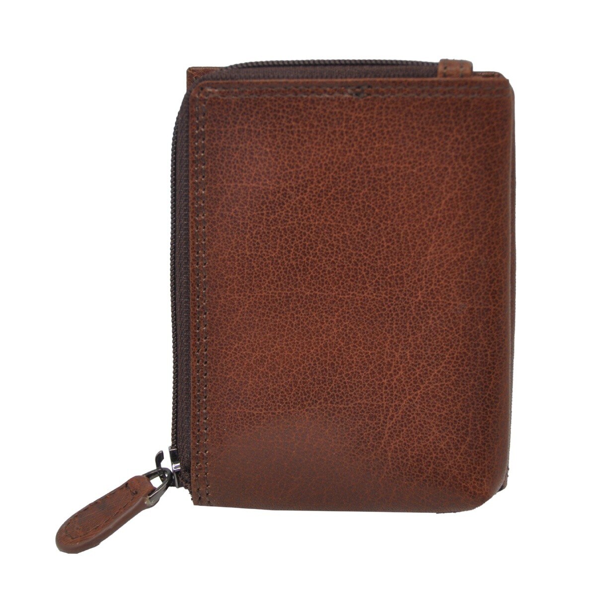 Porta Cartões 6C/ZIP  Pele Genuína DAKAR WILD DKB13012R em Castanho 2