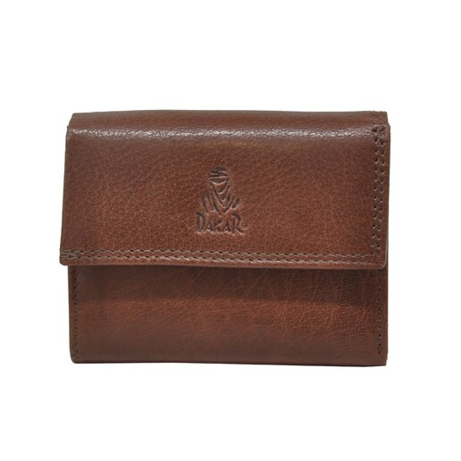 Imagem 0 de Porta Moedas C/Notas em Pele Genuína DAKAR WILD DKB1304R em Castanho