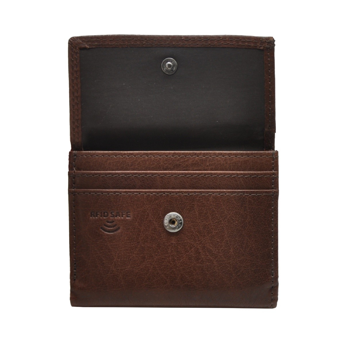 Porta Moedas C/Notas em Pele Genuína DAKAR WILD DKB1304R em Castanho 4
