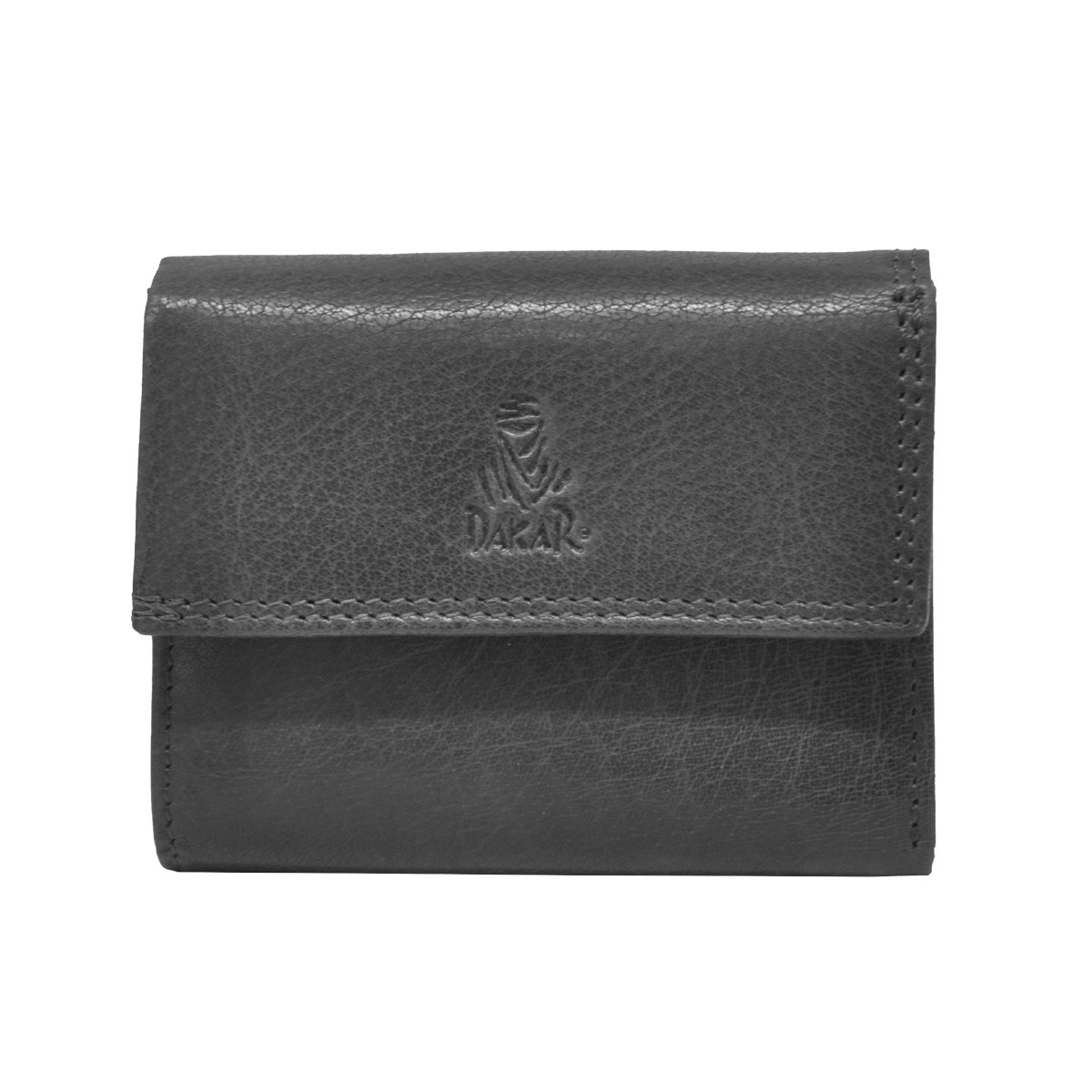 Imagem 0 de Porta Moedas C/Notas em Pele Genuína DAKAR WILD DKB1304R em Preto