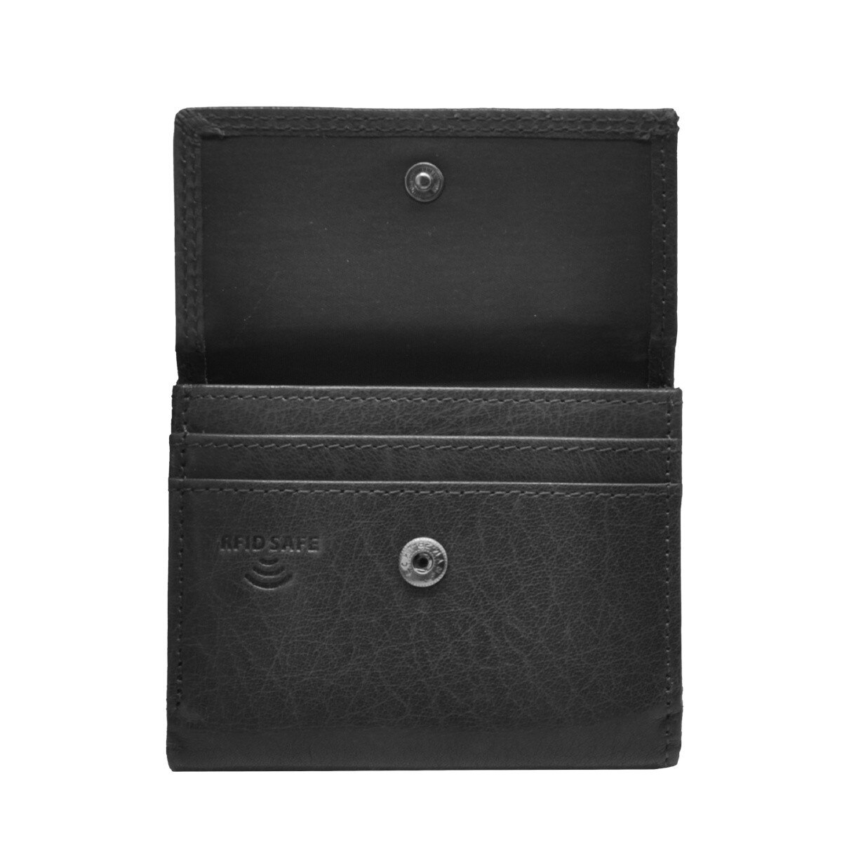 Porta Moedas C/Notas em Pele Genuína DAKAR WILD DKB1304R em Preto 4