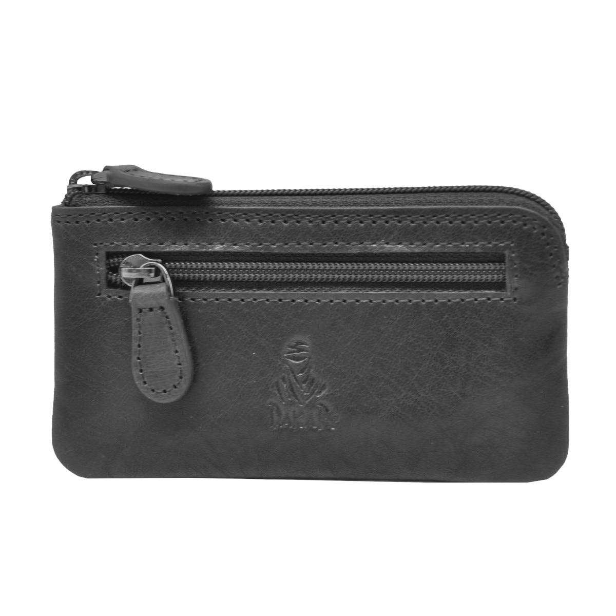 Bolsa Porta Chaves Pele Genuína DKB1316 em Preto 1