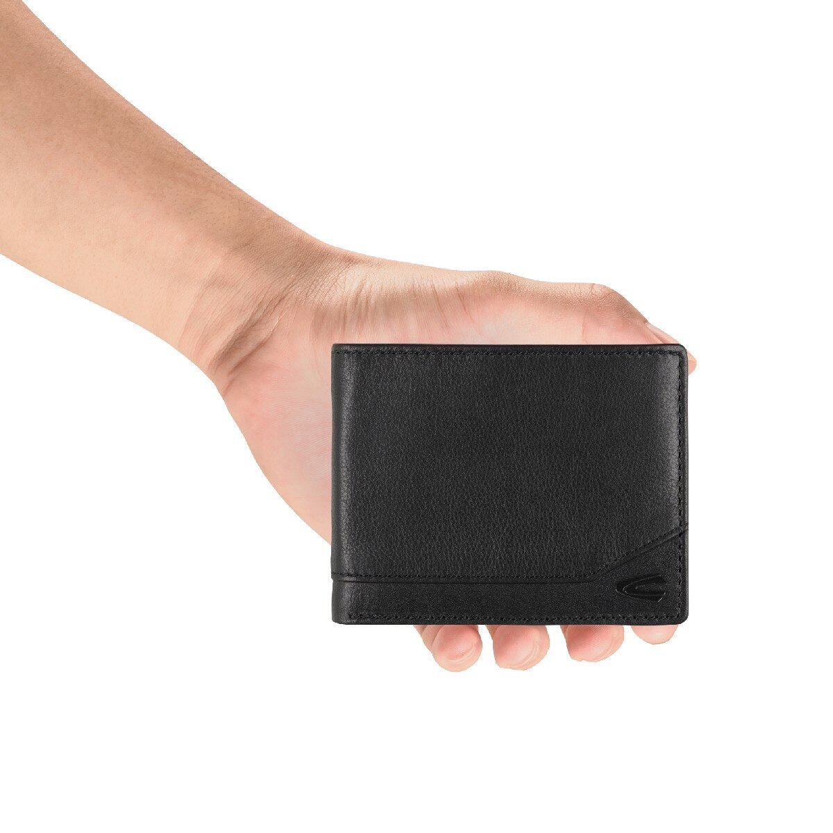 Porta Notas Tradicional Linha Stone Pequeno - Preto Preto-4