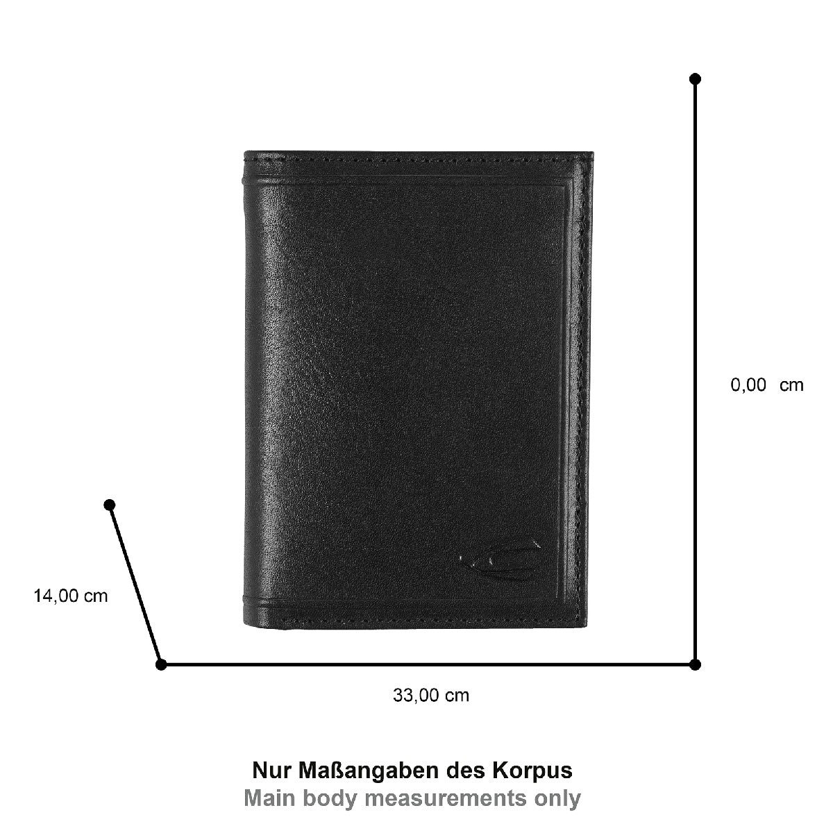 Porta Notas ao Alto Cartões e Notas Linha Wood - Preto Preto-5