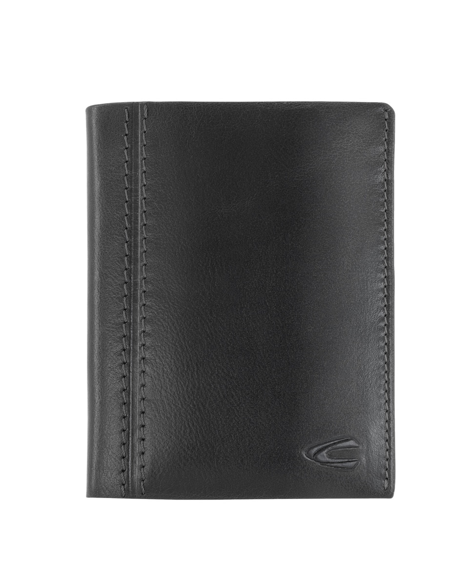 Carteira tradicional Camel Active ao alto Linha Bilbao com Rfid em pele preto 1