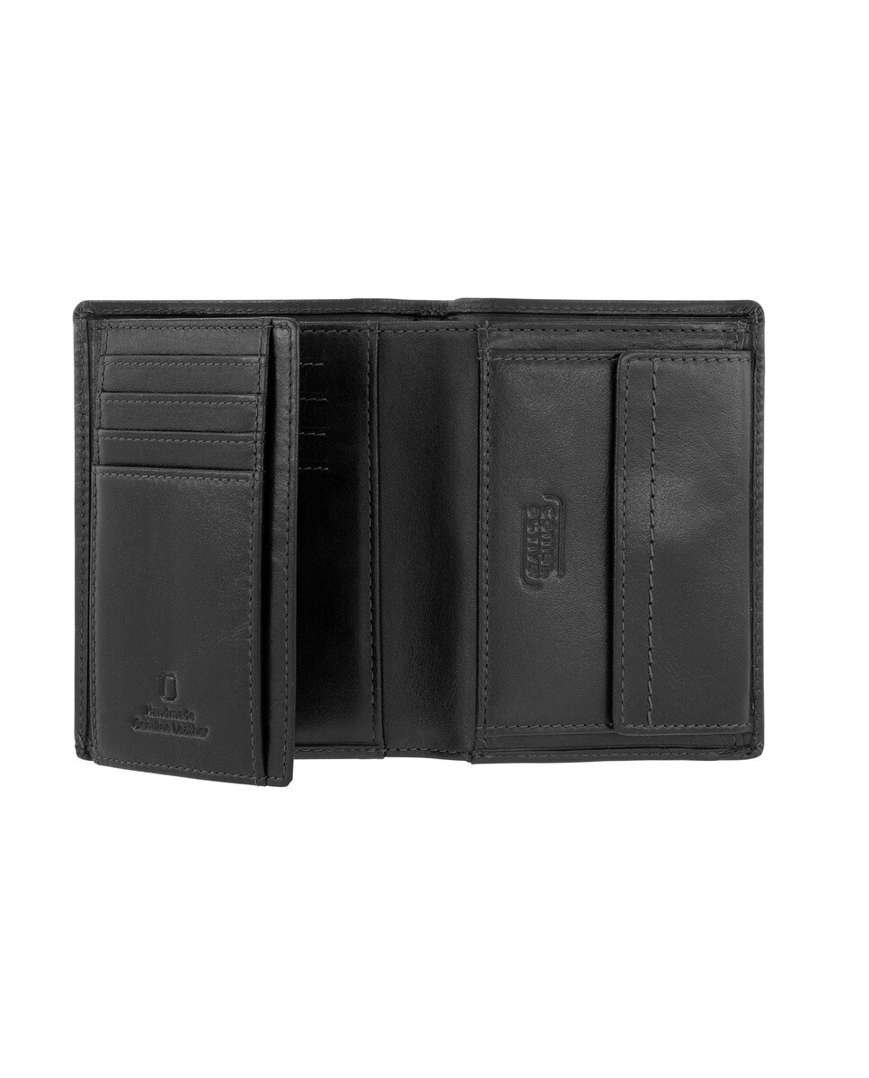 Carteira tradicional Camel Active ao alto Linha Bilbao com Rfid em pele preto 2