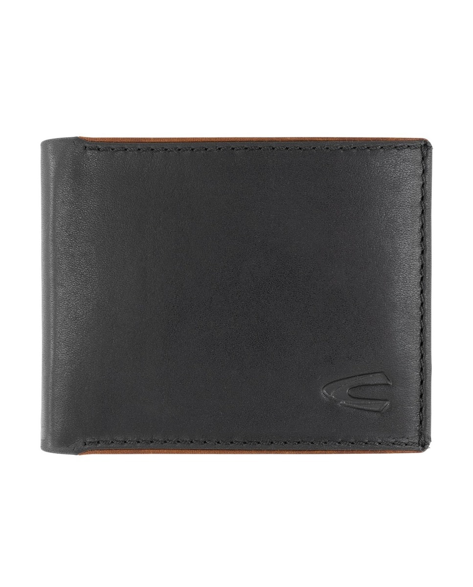 Carteira  Camel Active pequena Linha cruise em pele preto c/ RFID 1