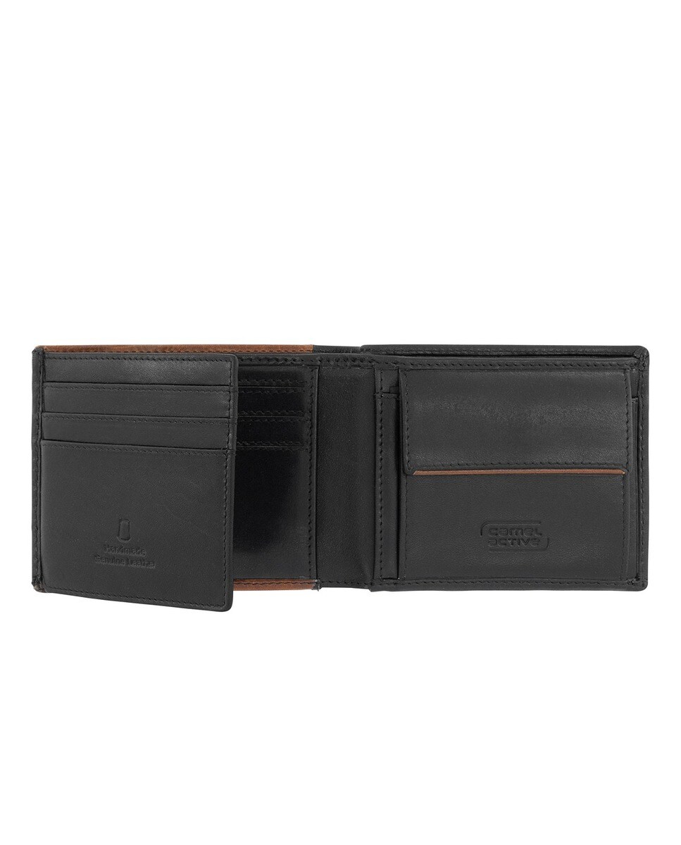 Carteira  Camel Active pequena Linha cruise em pele preto c/ RFID 2