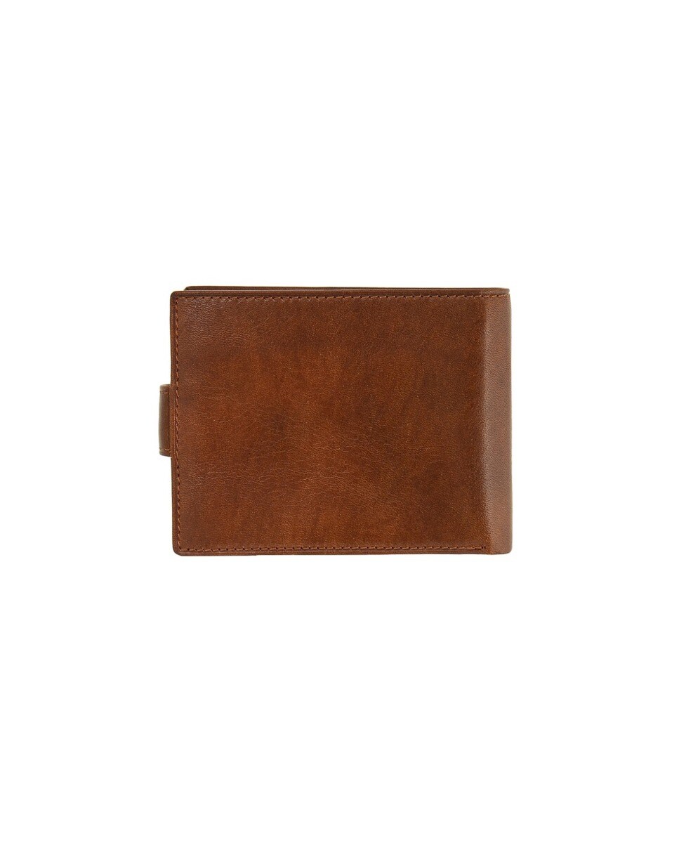 Carteira de Homem Tagus em pele by Marta Ponti - Cognac 2