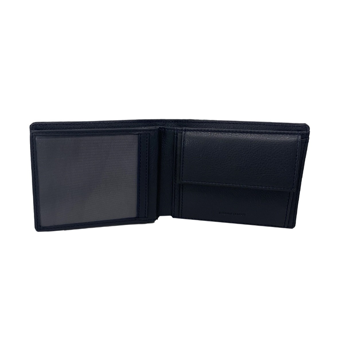 Carteira em Pele Genuína MP Carbono B570002R em Preto/Verde 3