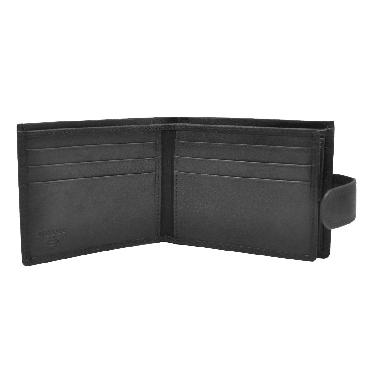 Americano 9C/Moedas/ZIP em Pele Genuína DAKAR WILD DKB13017R em Preto 3