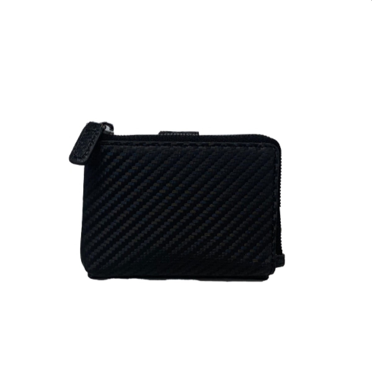 Carteira em Pele Genuína MP Carbono B570007R em Preto/Azul 4