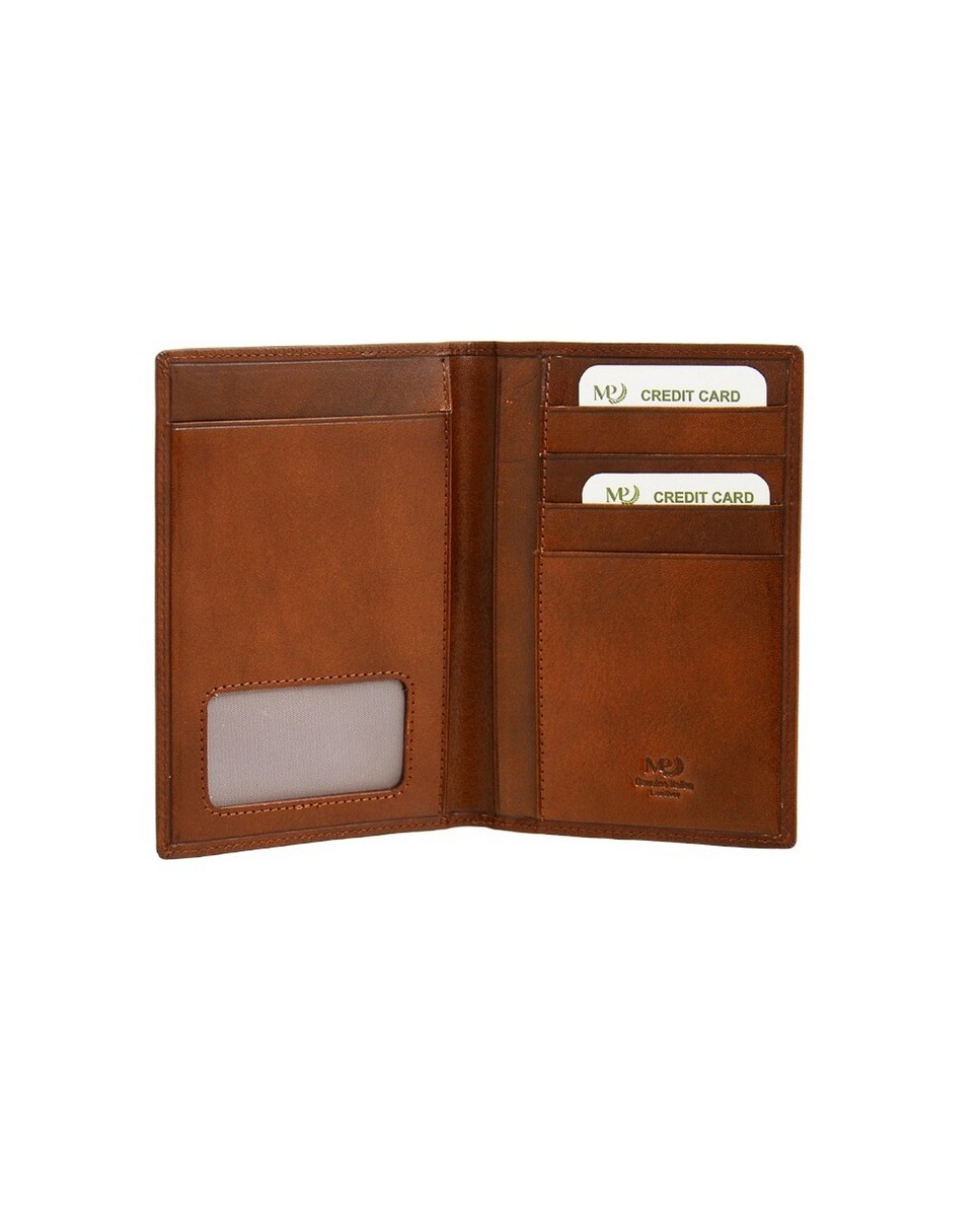 Carteira Passaporte Tagus em pele by Marta Ponti - Preto 3