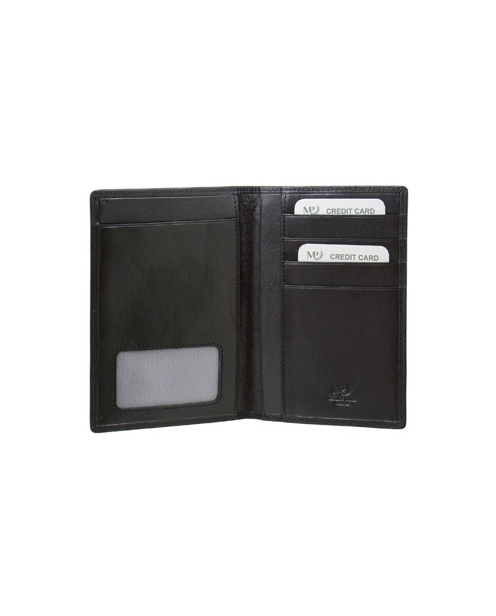 Carteira Passaporte Tagus em pele by Marta Ponti - Preto 3