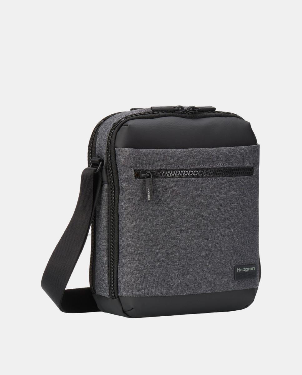 Imagem 0 de Bolsa de Cruzar Vertical em Preto 7" RFID HEDGREN App HNXT02