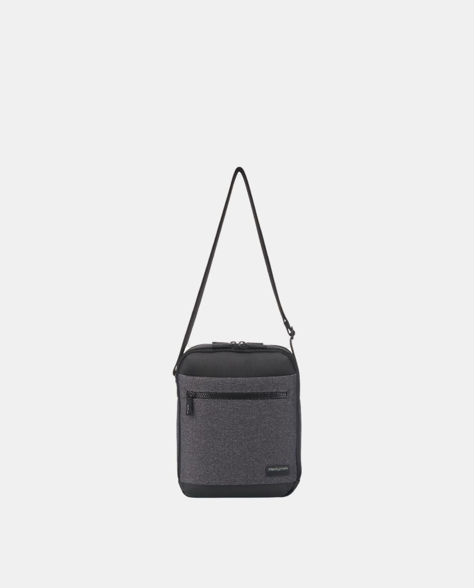 Bolsa de Cruzar Vertical em Preto 7" RFID HEDGREN App HNXT02 Cinzento-5