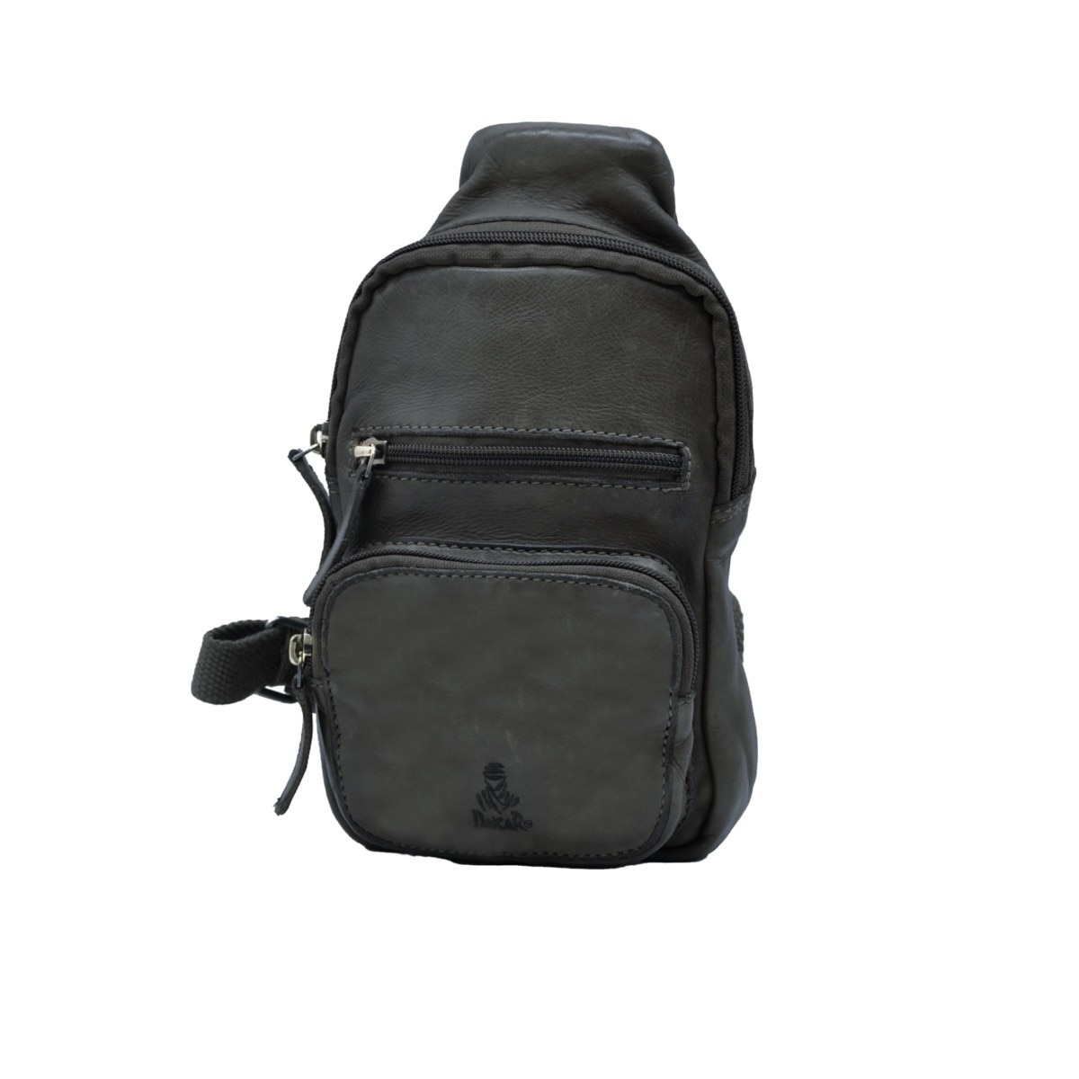 Imagem 0 de Mala Tiracolo em Pele Genuína DAKAR DAKAR WASH DKC1007 em Preto