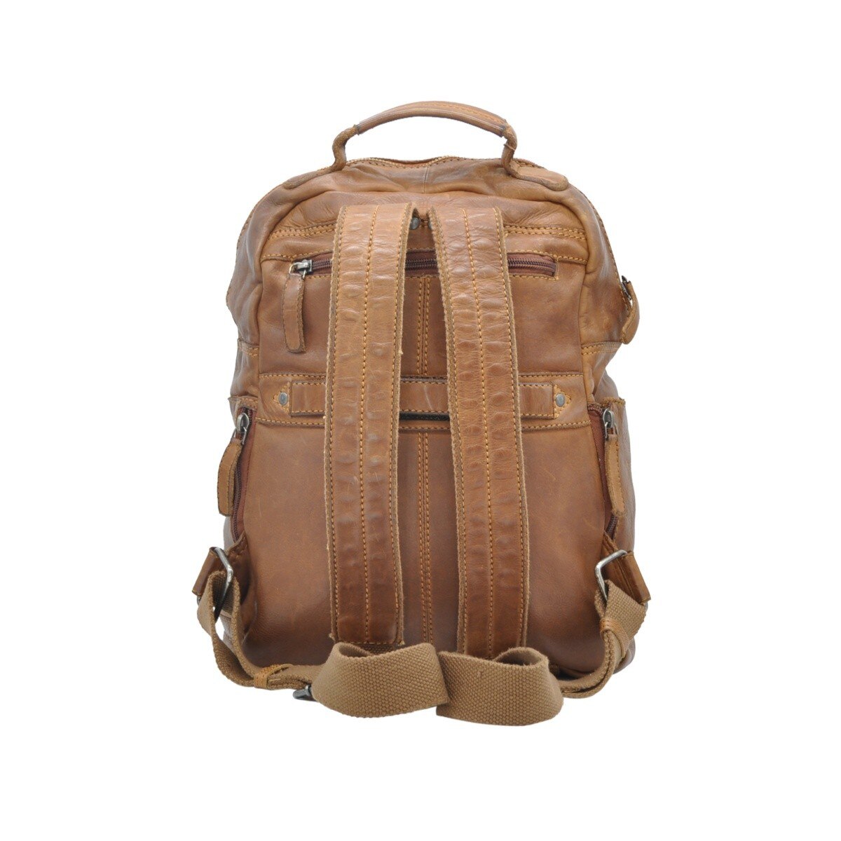 Mochila em Pele Genuína DAKAR DAKAR WASH DKC1012 em Camel 2