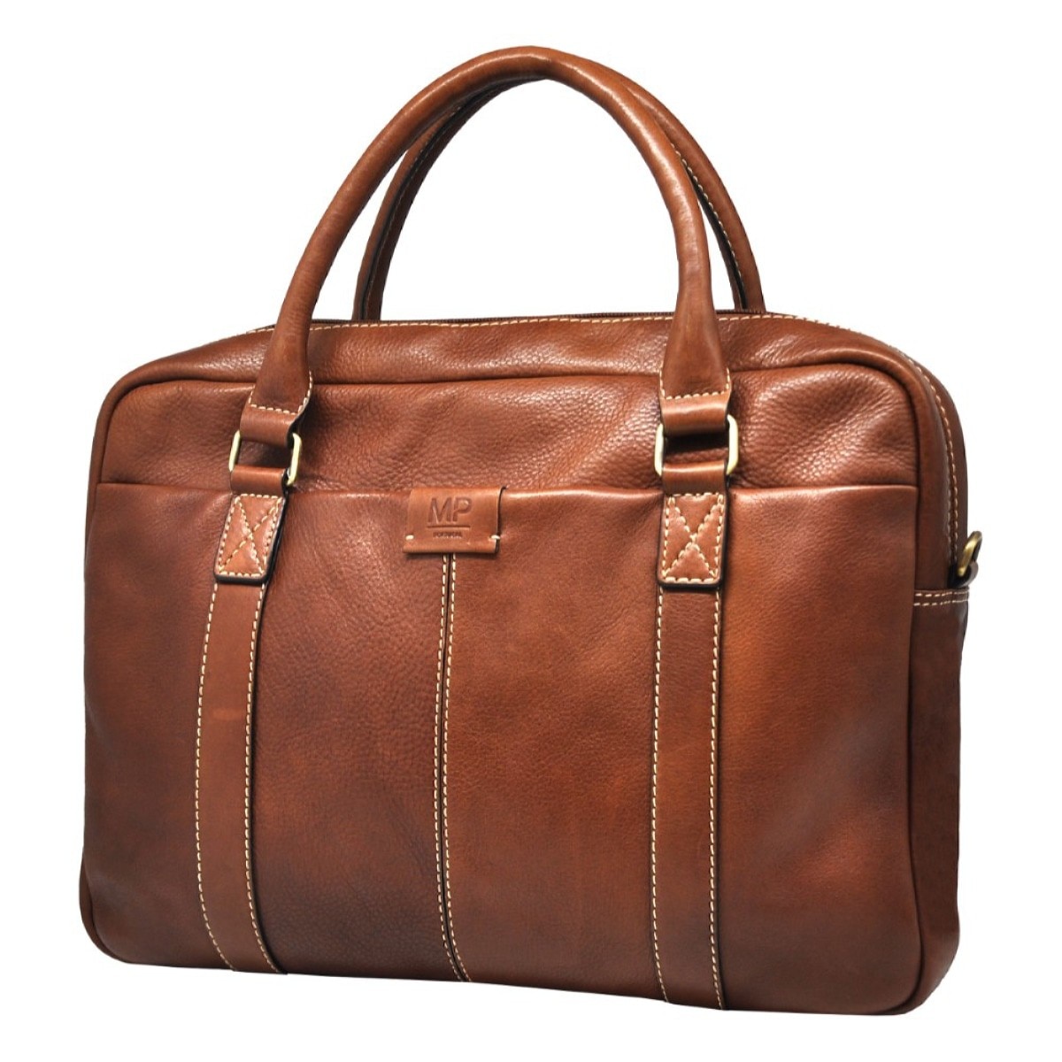 Imagem 0 de Pasta em Pele Genuína MP LEGENDARY C240001 em Camel