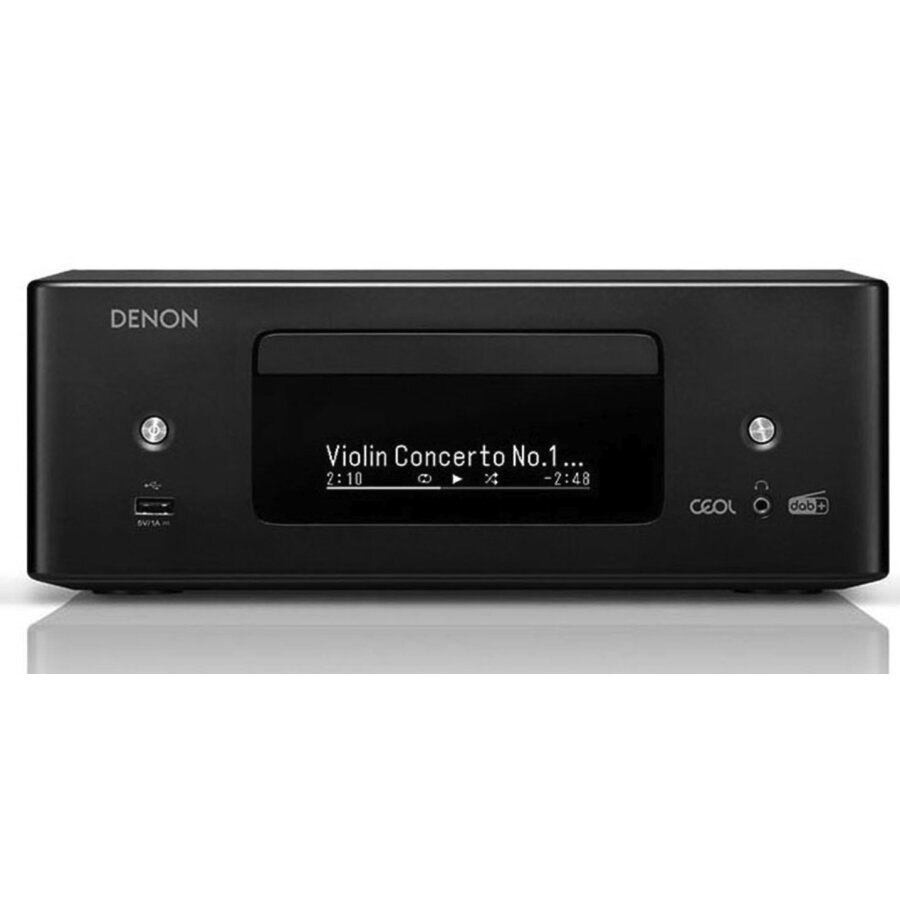 Mini Sistema Denon CD, DAB, FM E Streaming RCD-N12 DAB - Preto Preto-2