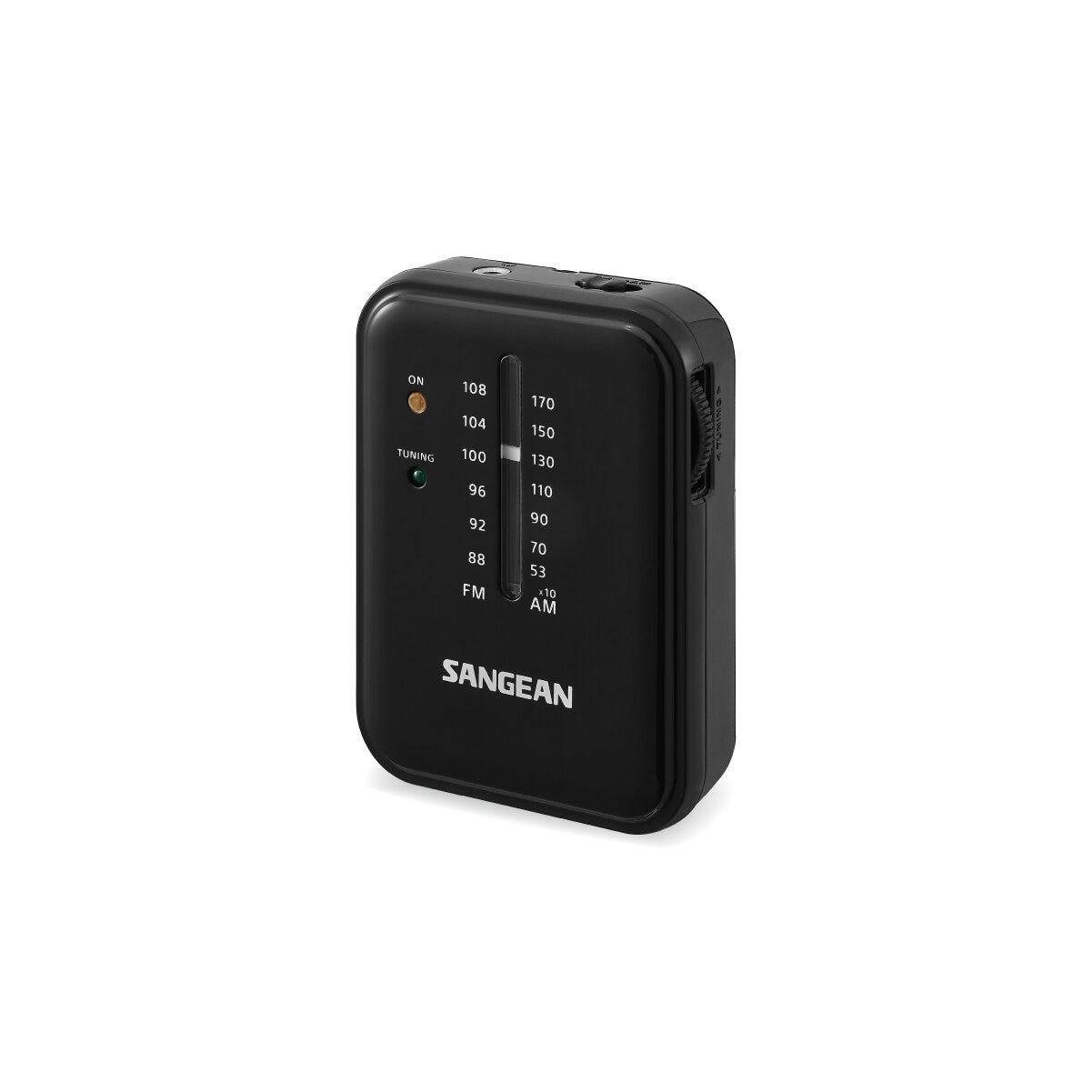Rádio de Bolso Sangean SR-32 AM / FM com Auriculares - Preto Preto-2
