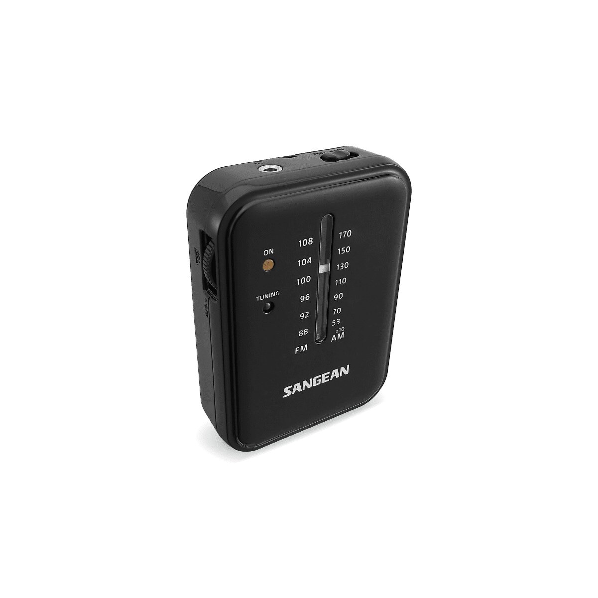 Rádio de Bolso Sangean SR-32 AM / FM com Auriculares - Preto Preto-3