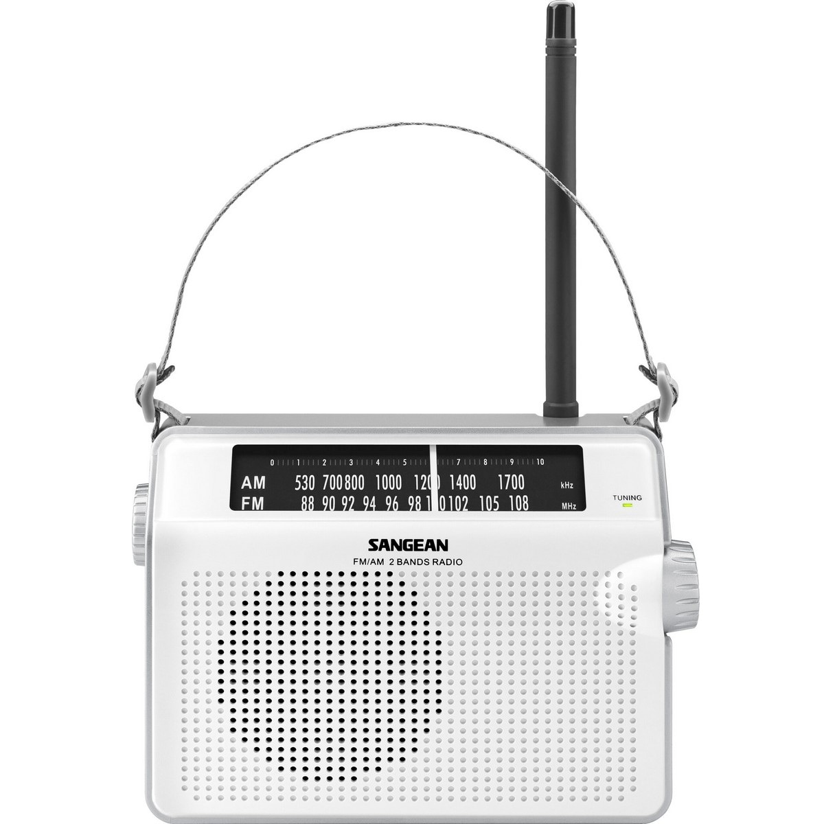 Imagem 0 de Rádio Portátil Analógico Sangean PR-D6 - Branco