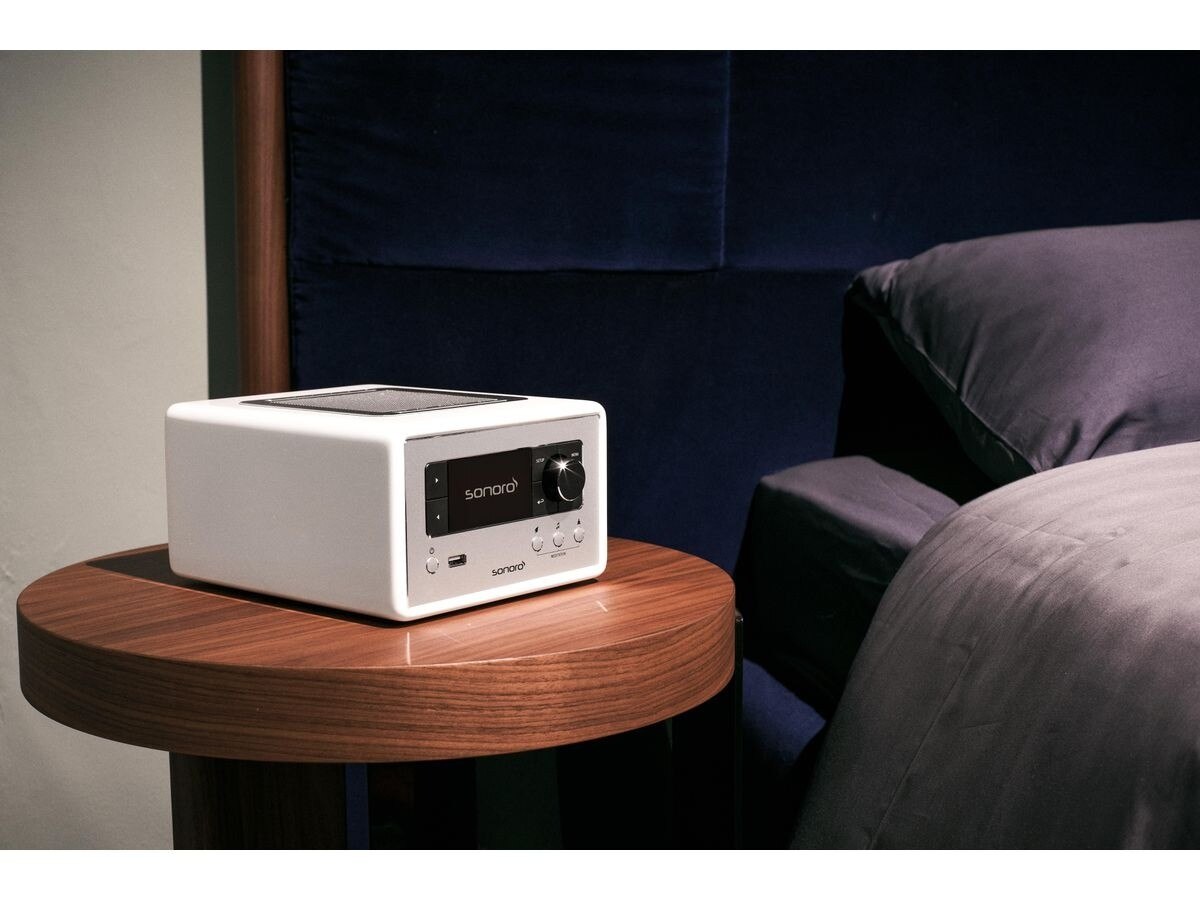 Rádio Wifi Sonoro Relax SO-8110-100-WH - Branco e Silver Silver / Branco-6