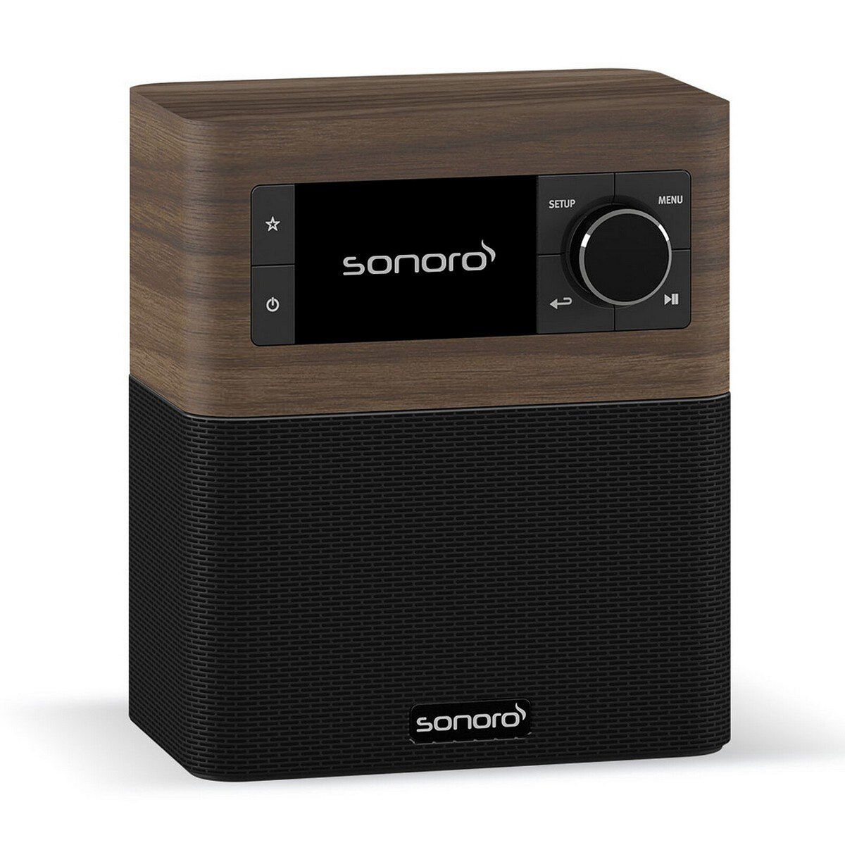 Rádio Sonoro Stream WiFi - Nogueira e Preto Nogueira/Preto-2