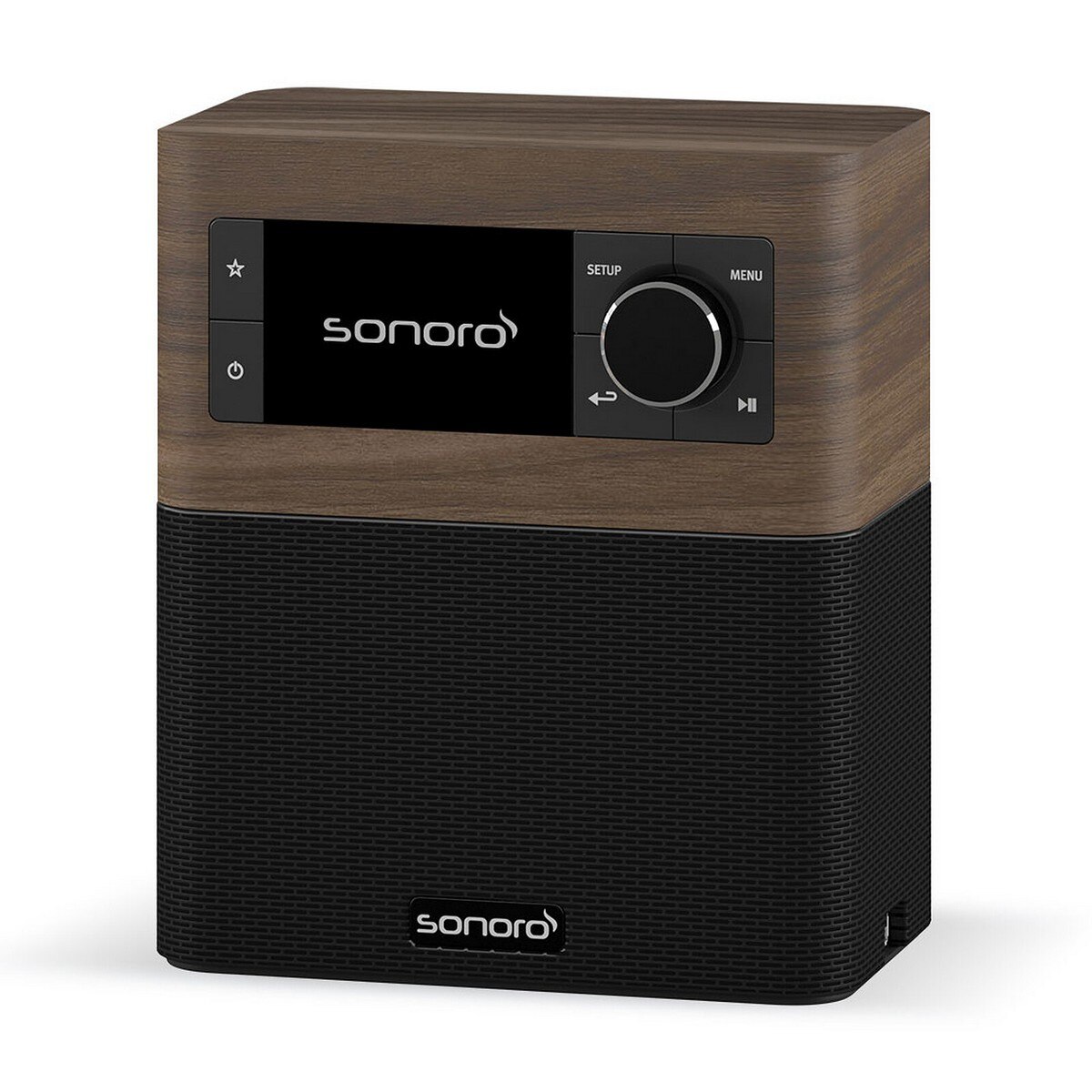 Rádio Sonoro Stream WiFi - Nogueira e Preto Nogueira/Preto-3