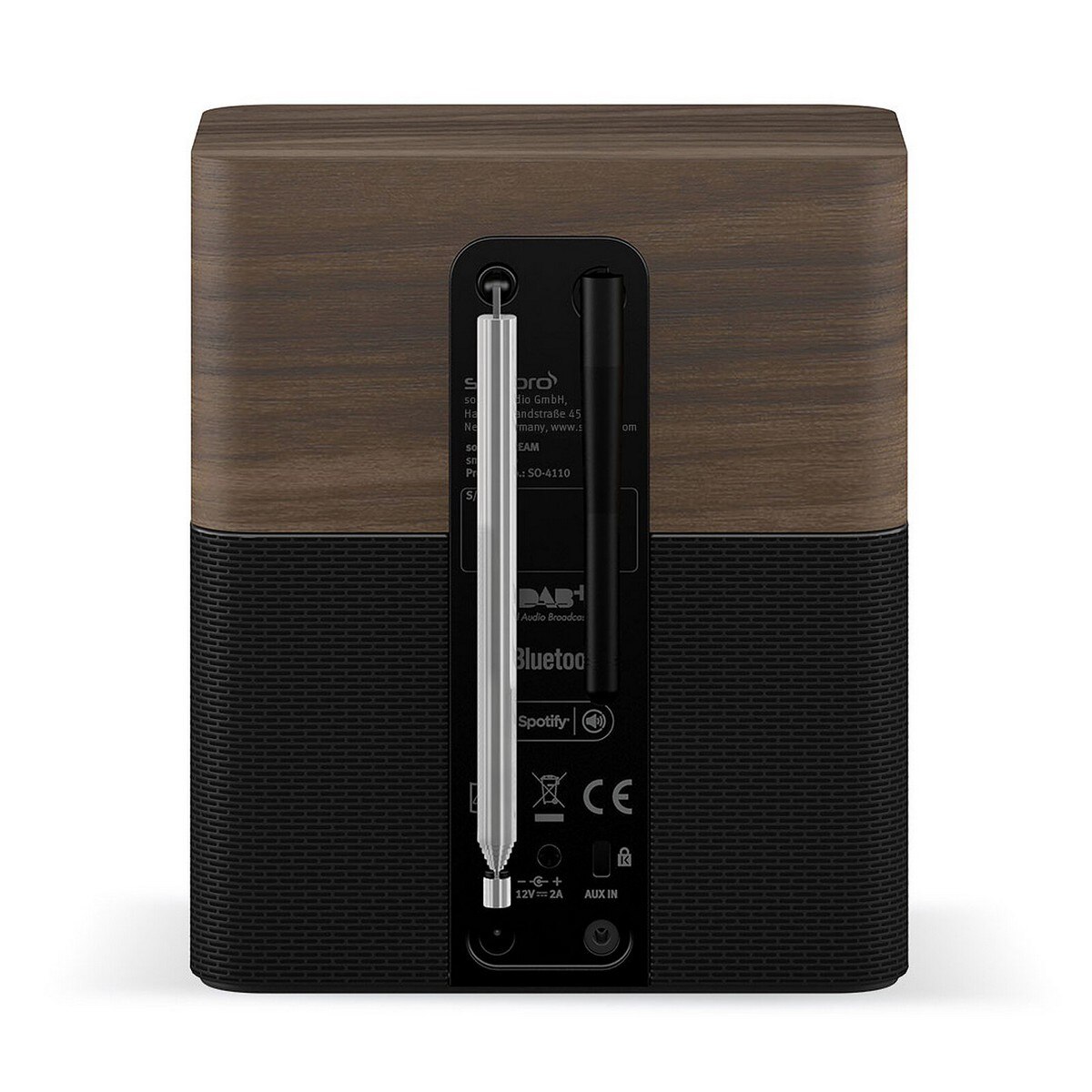 Rádio Sonoro Stream WiFi - Nogueira e Preto Nogueira/Preto-4