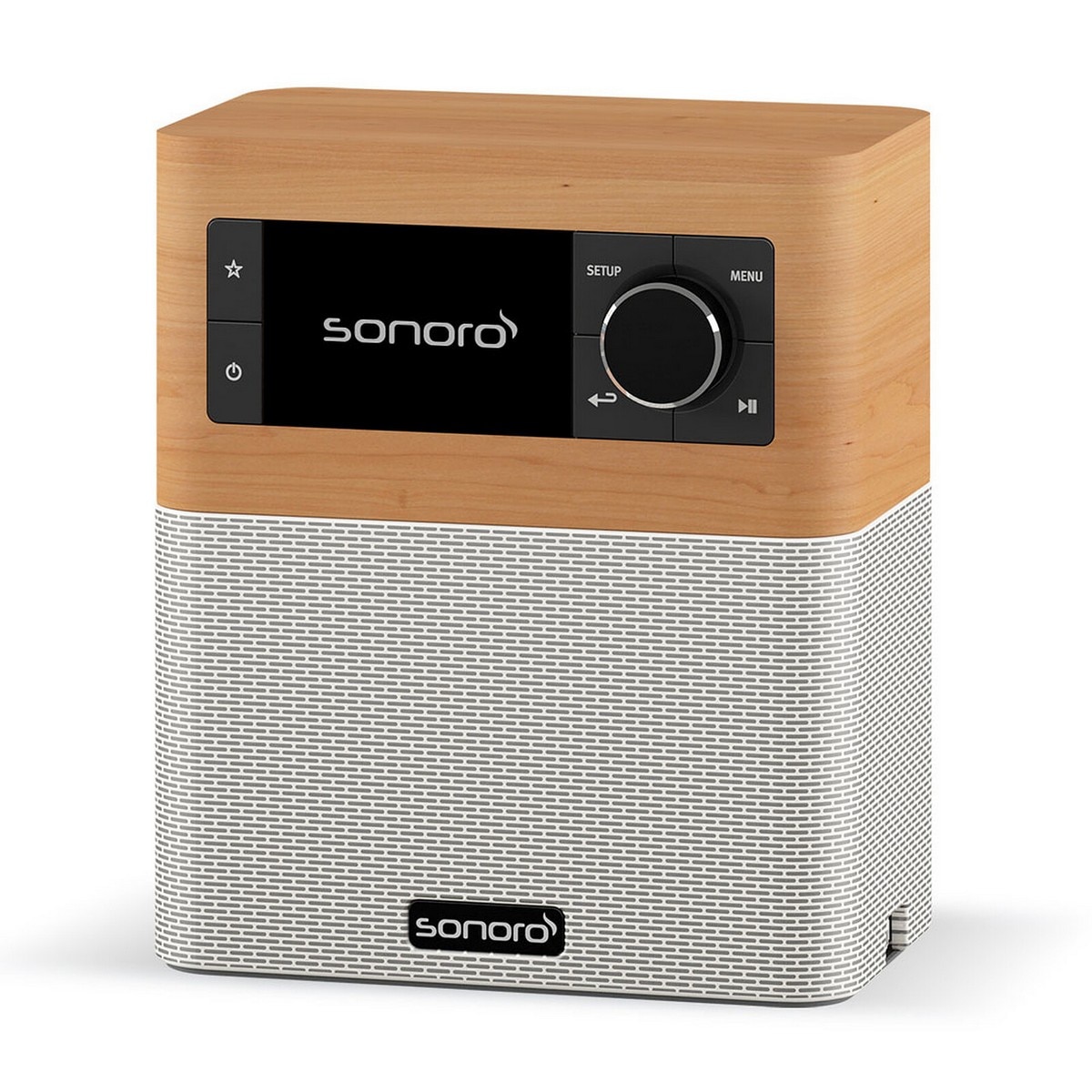 Rádio Sonoro Stream WiFi - Arce e Branco Ácer-3
