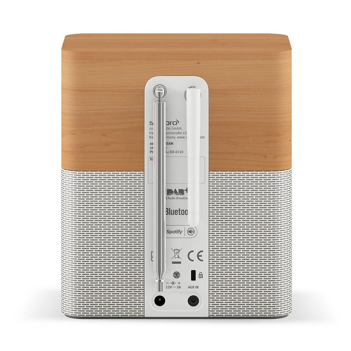 Rádio Sonoro Stream WiFi - Arce e Branco Ácer-4