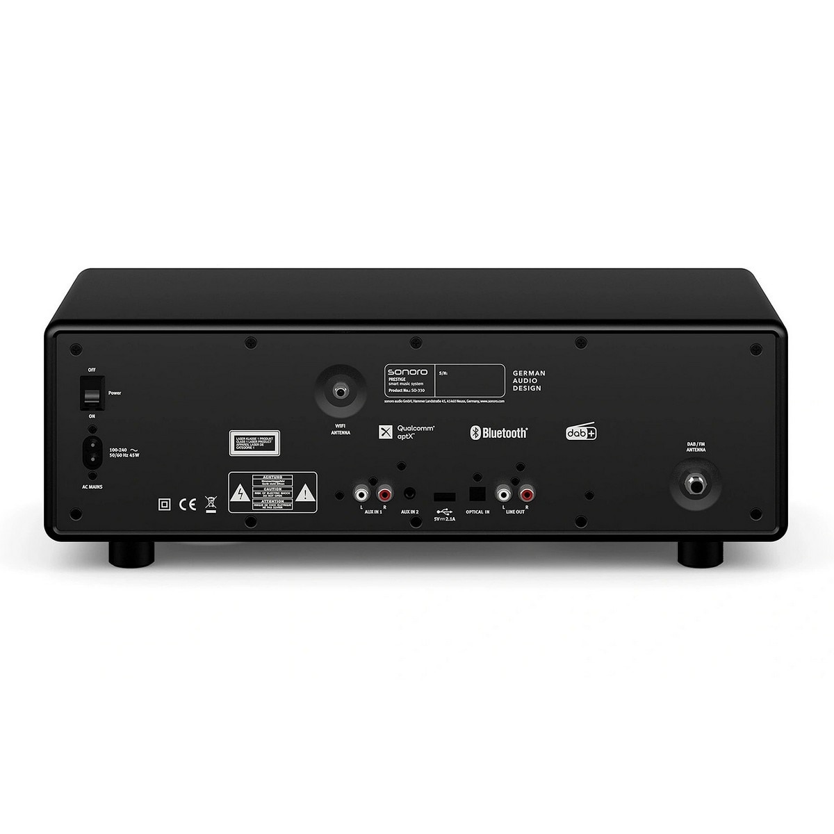 Rádio Sonoro Prestige SO-3310-200-BB - Preto Mate Preto mate-4