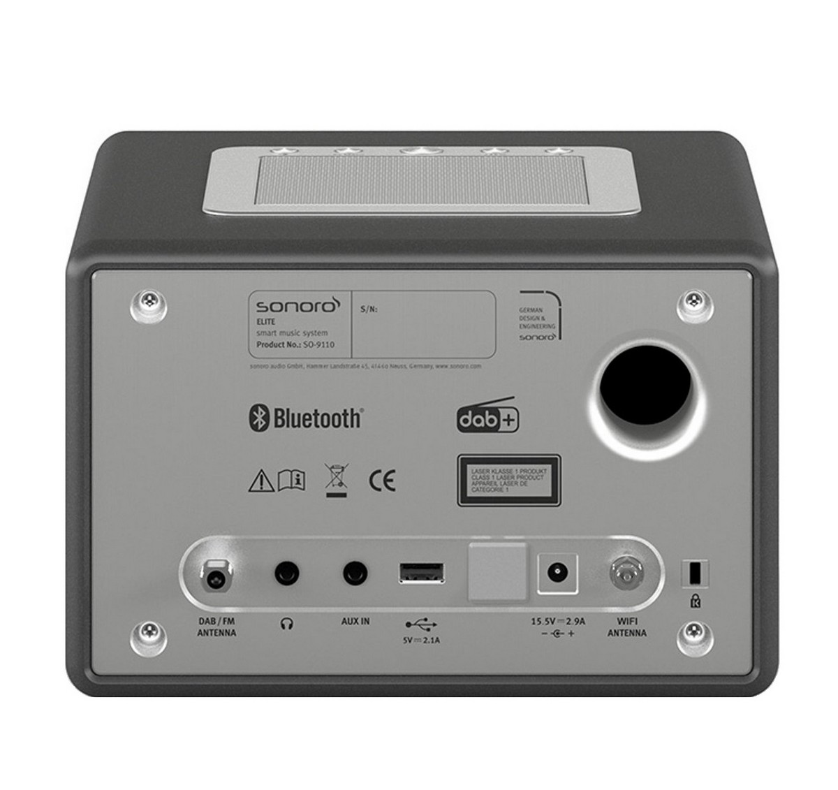 Rádio Sonoro Elite SO-9110-200-MG - Grafite Mate Grafite Mate-4