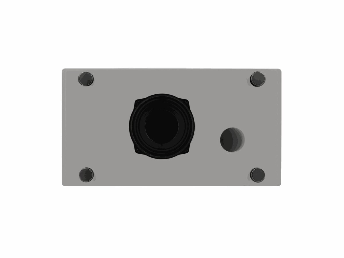 Rádio Sonoro Primus SO-3410-100-CG - Chalk Grey e Silver Cinza-3