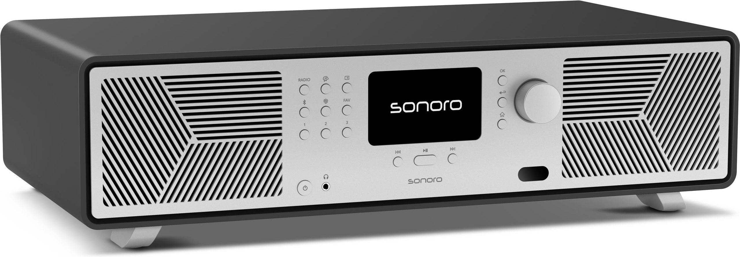 Rádio Hi-fi Sonoro Avaton SO-3500-100-MGS - Grafite Mate e Prata Grafite Mate-2