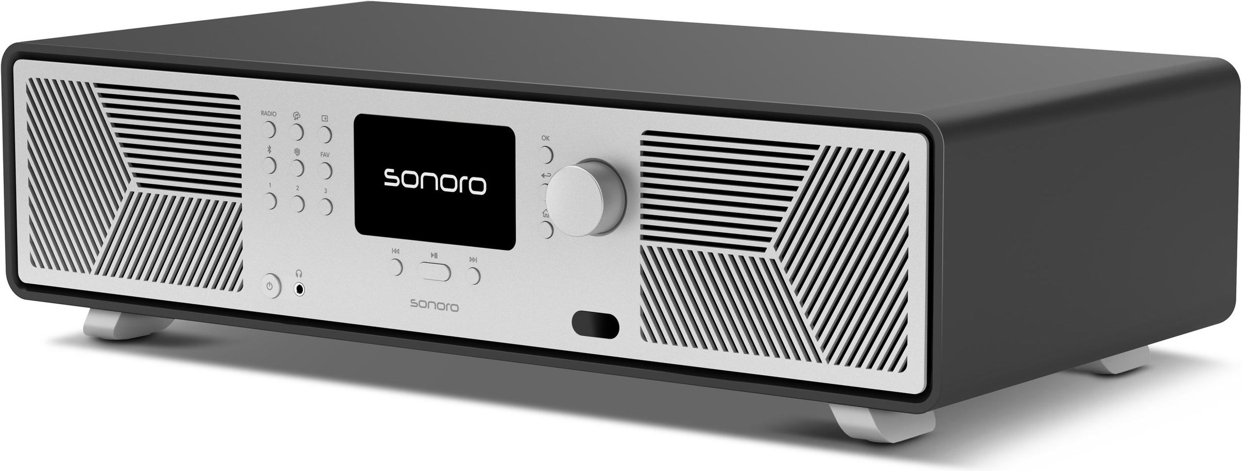 Rádio Hi-fi Sonoro Avaton SO-3500-100-MGS - Grafite Mate e Prata Grafite Mate-5