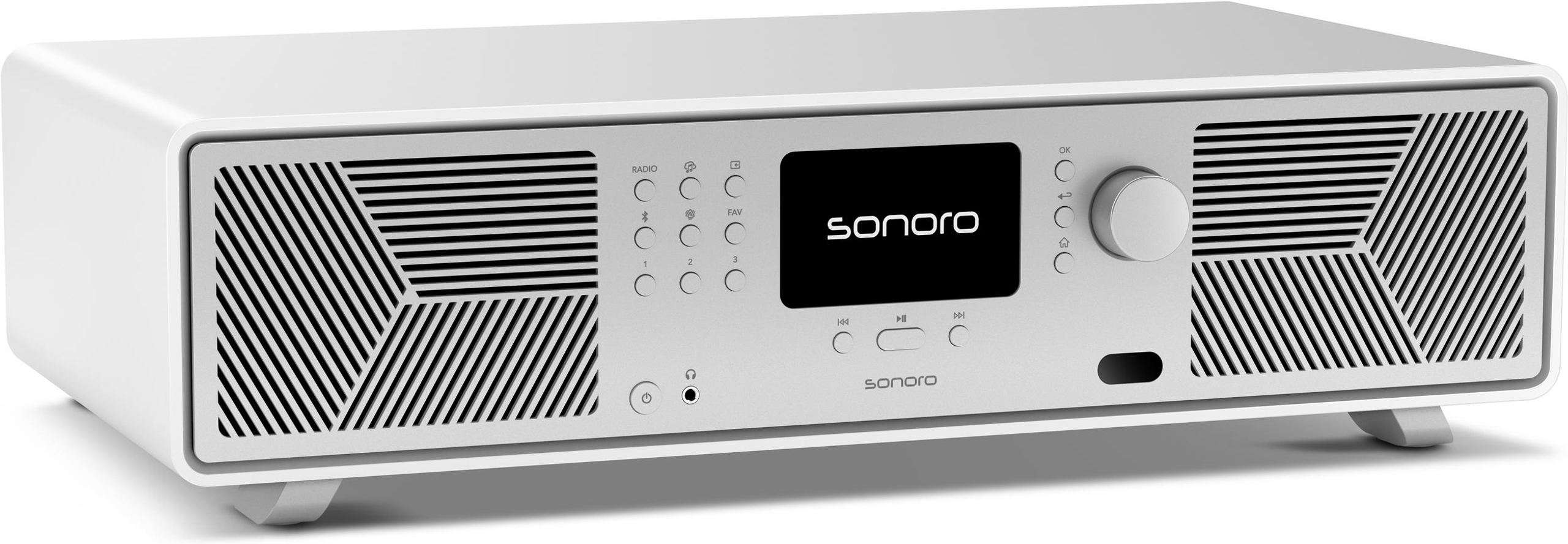 Rádio Hi-fi Sonoro Avaton SO-3500-100-MWS - Branco Mate e Prata Branco mate-2