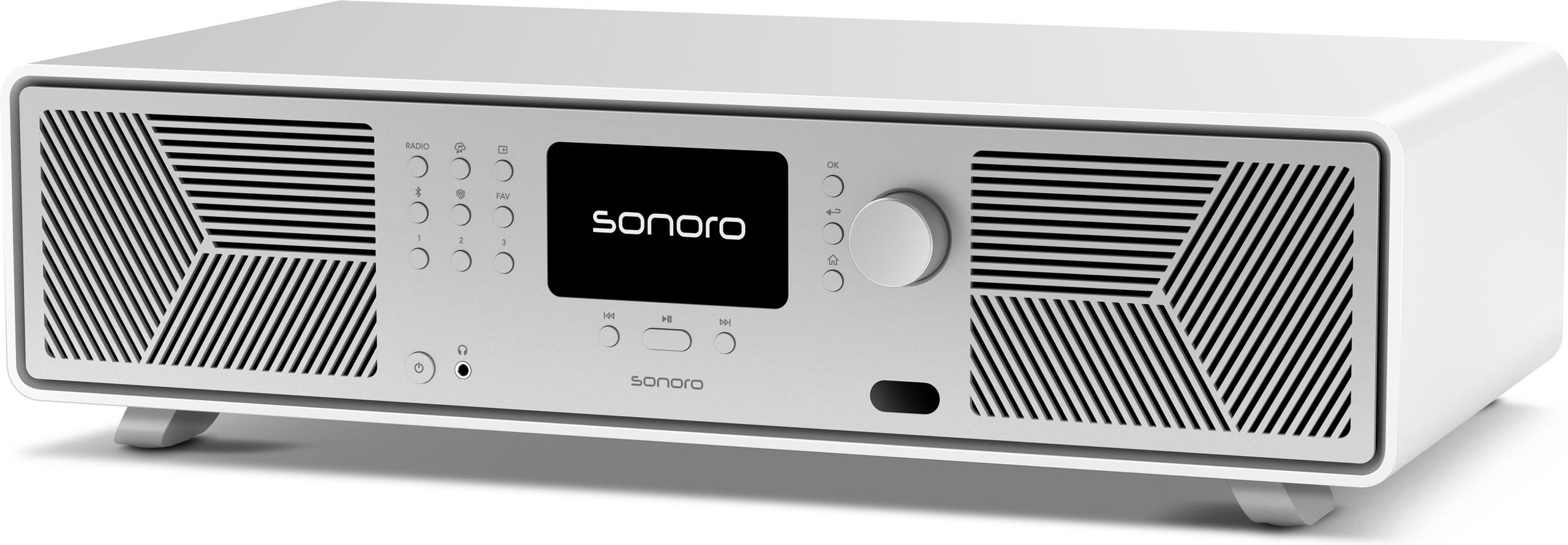 Rádio Hi-fi Sonoro Avaton SO-3500-100-MWS - Branco Mate e Prata Branco mate-3