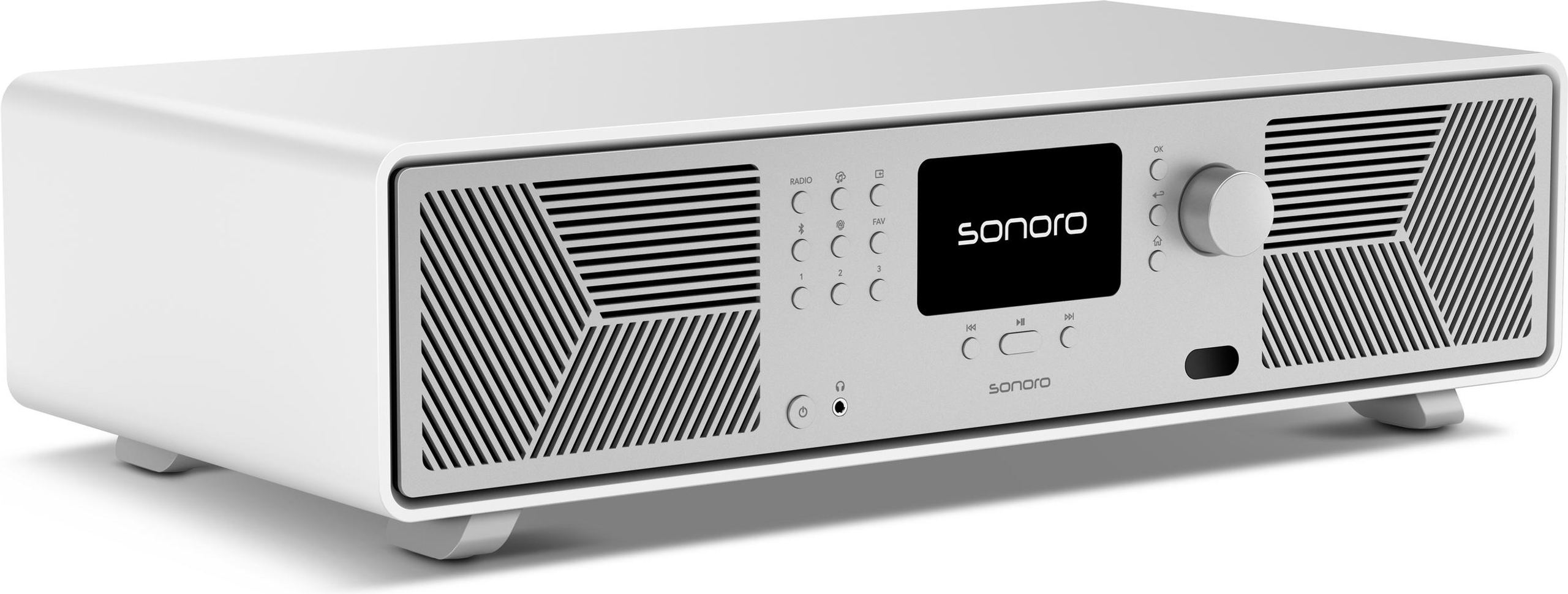 Rádio Hi-fi Sonoro Avaton SO-3500-100-MWS - Branco Mate e Prata Branco mate-4