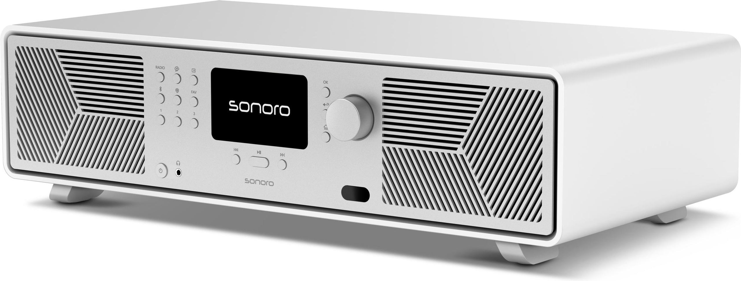 Rádio Hi-fi Sonoro Avaton SO-3500-100-MWS - Branco Mate e Prata Branco mate-5