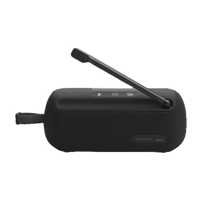 Rádio e Coluna Portátil JBL Tuner3,Bluetooth 5.3, Resistente à Água e Pó (IP68), Rádio FM/DAB/DAB+ Preto-2