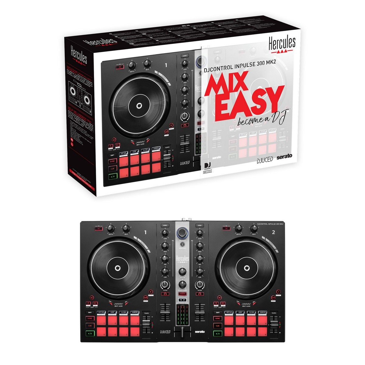 DJ Control Hercules Inpulse 300 MK2 Preto-2