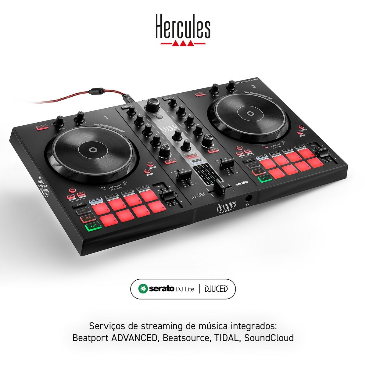 DJ Control Hercules Inpulse 300 MK2 Preto-3