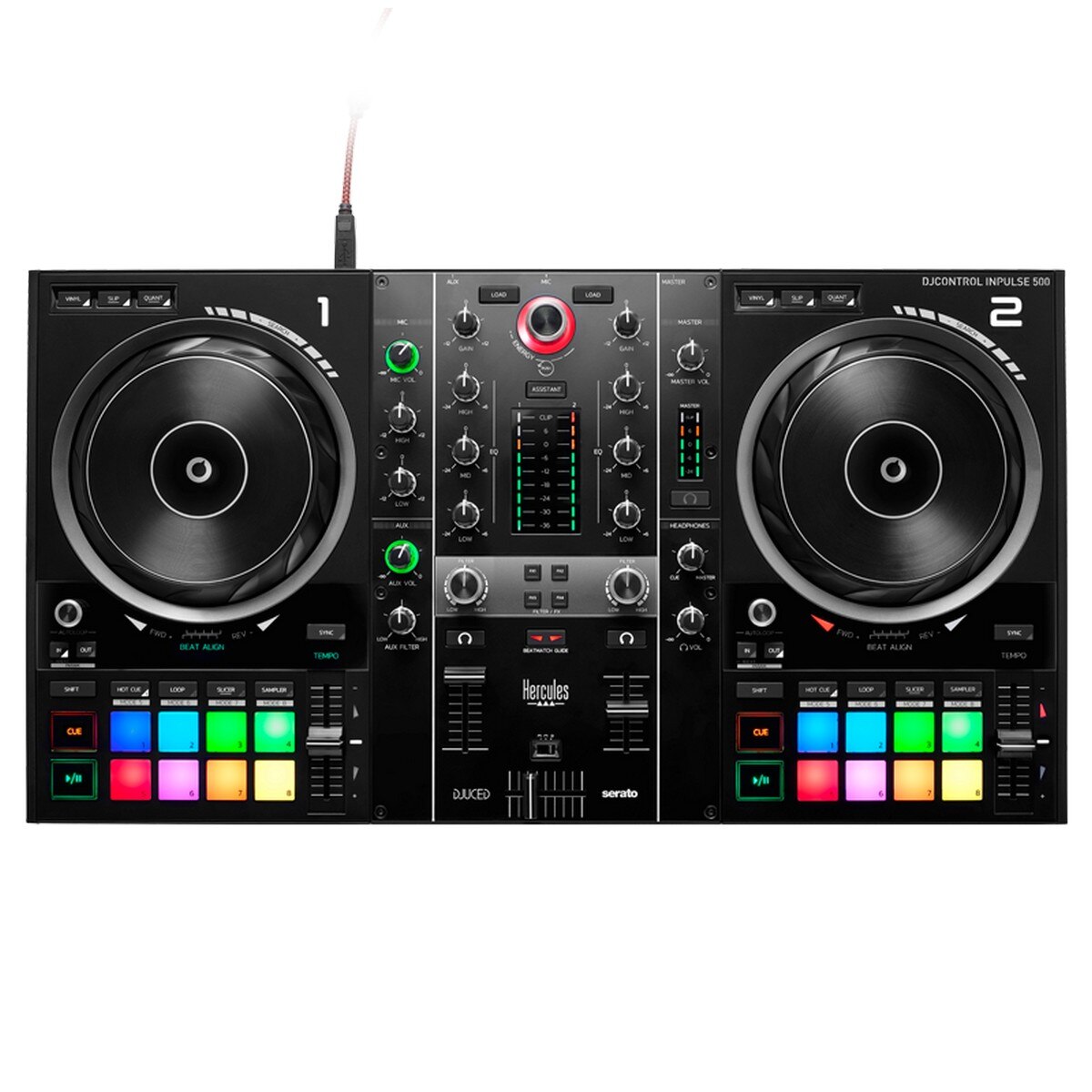 DJ Control Hercules Inpulse 500 Preto-2