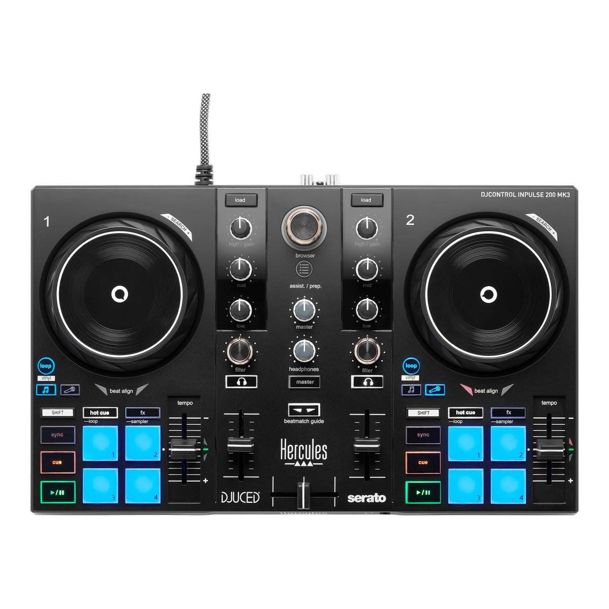 Imagem 0 de Controlador DJ Hércules Control Inpulse 200 MK3 - Preto