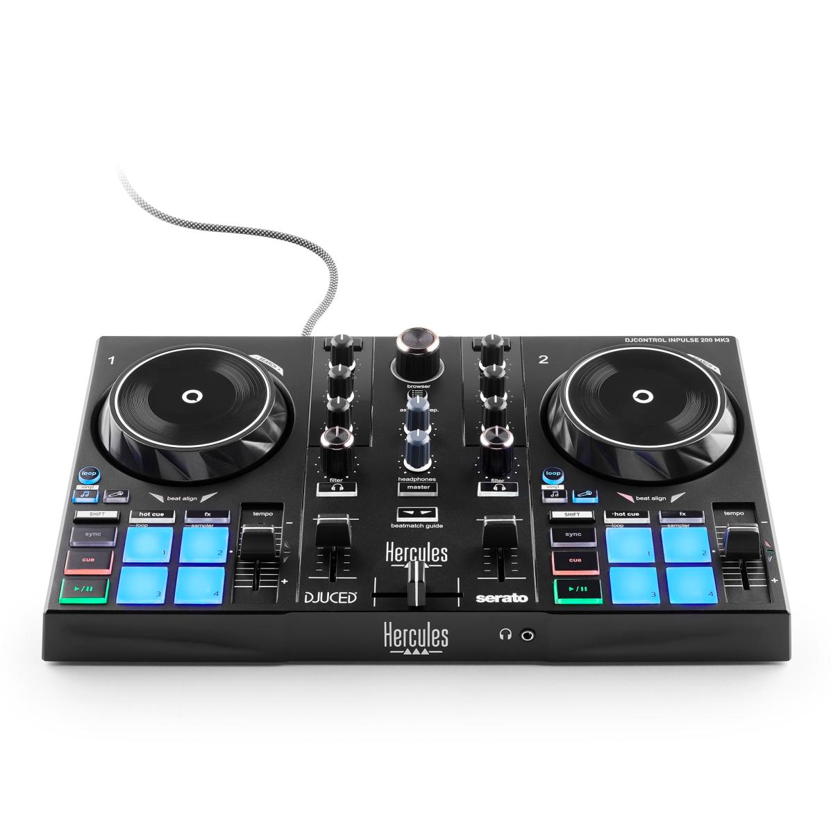 Controlador DJ Hércules Control Inpulse 200 MK3 - Preto Preto-5